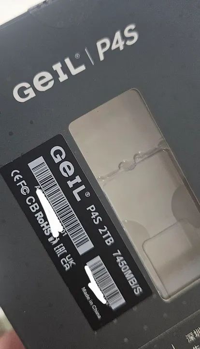 Ssd nvme Geil 2TB Gen 4.0 (Alto nível, dissipador grafeno, 7450MB/s, p/ PS5 PRO, PC, Not) - Foto 2