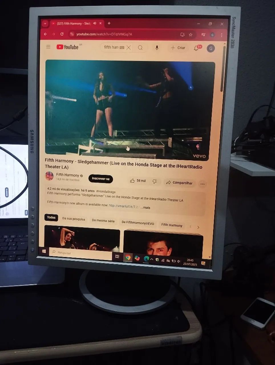 Monitor Samsung SyncMaster 203B - Foto 2