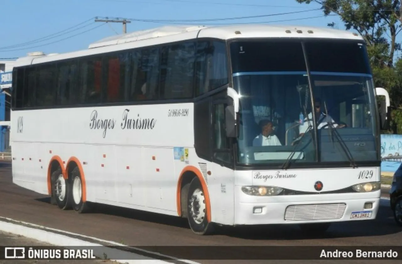Ônibus Paradiso HD 1150 ano 2000/00B10m Volvo trucado 50L completo