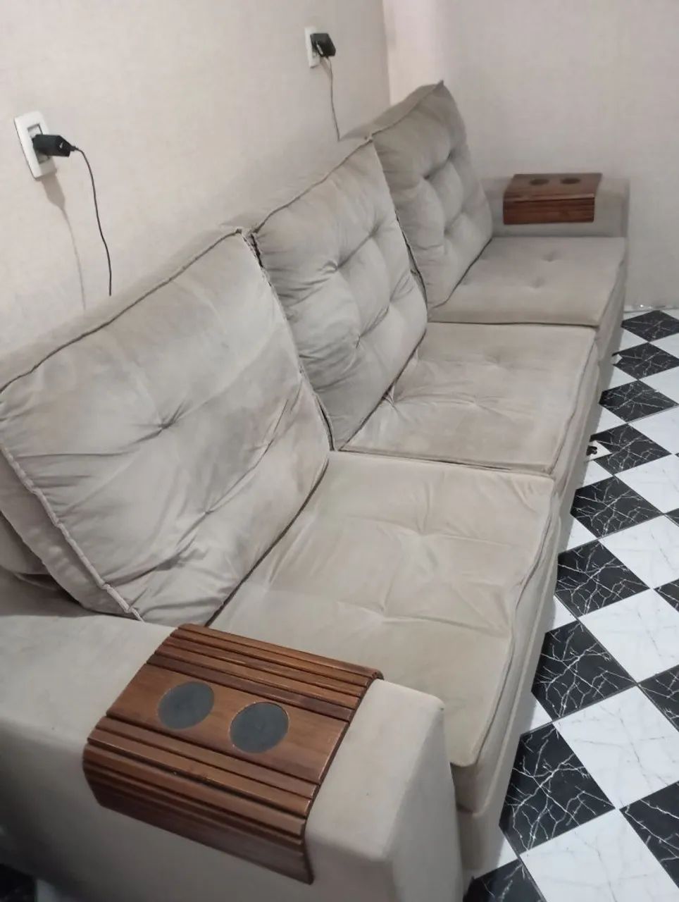 Sofá Retrátil 5 Lugares - Conforto e Estilo