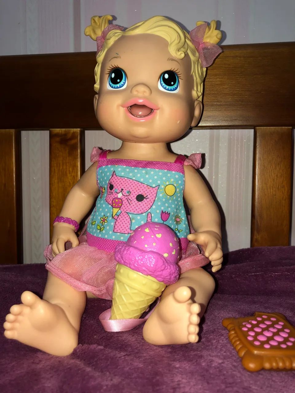 Boneca Baby Alive sorvetinho - Foto 3
