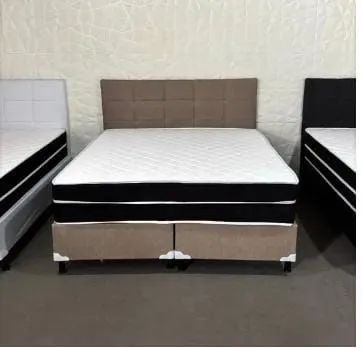 Box Queen + colchão molas ensacadas D33 Queen !! Nova direito da Fábrica 