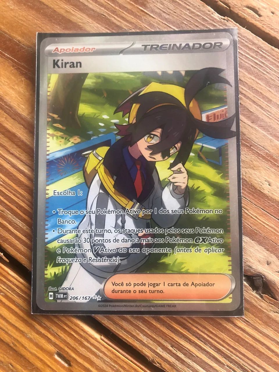 Carta Pokémon treinadpr Kiran - Foto 2