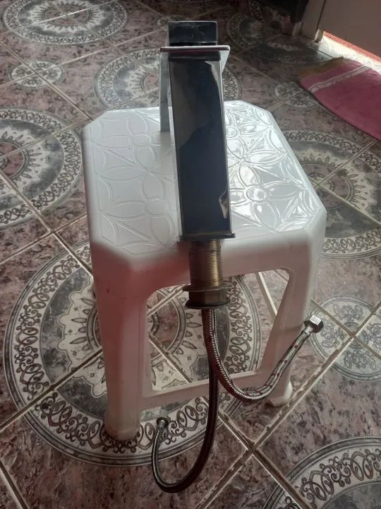 Torneira de Banheiro Cromada Inox. - Foto 6