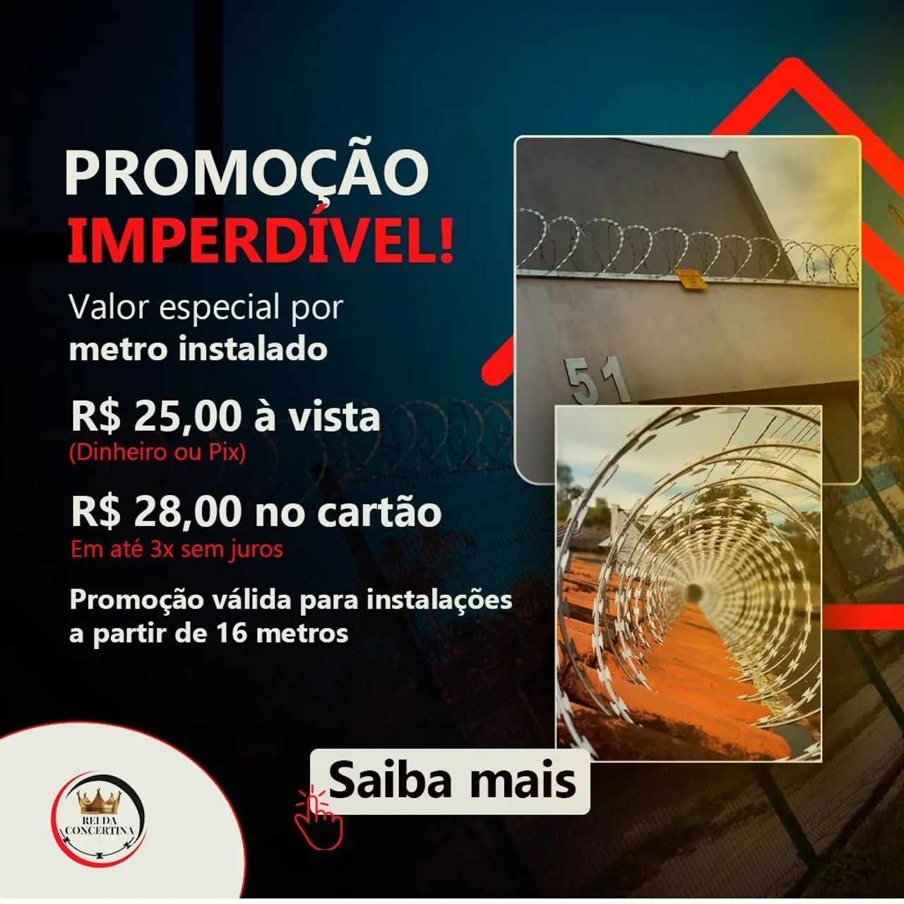 Cerca concertina, modelo perimetral ,já instalada  - Foto 2