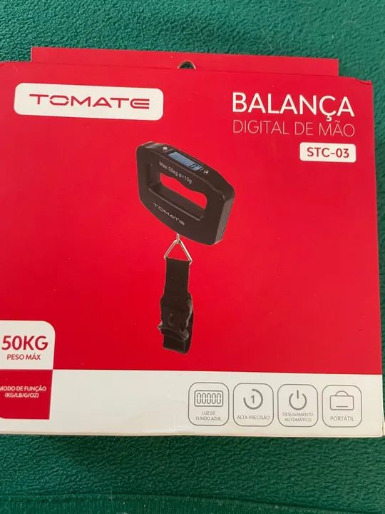 Balança digital de Mão 50klg pra viagem 