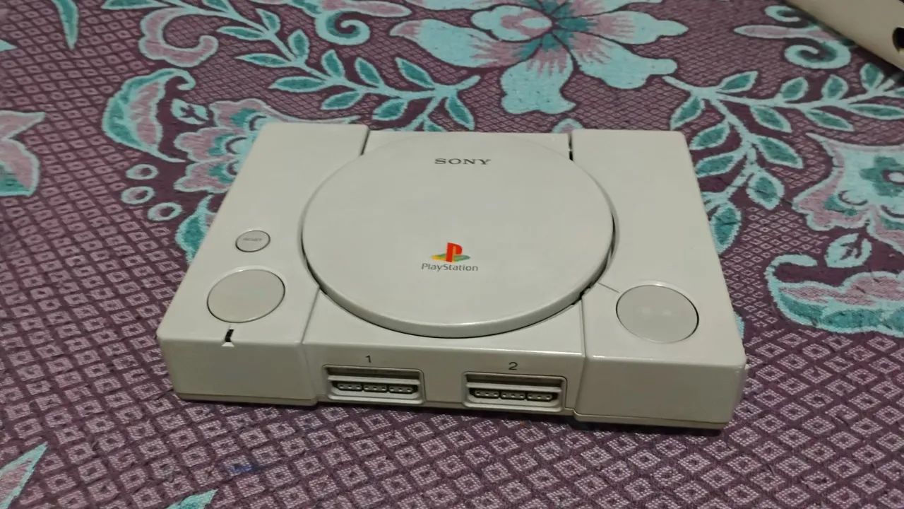 Playstation 1fat - Console de jogos clássico