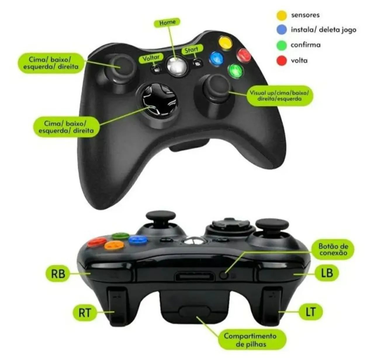 Controle para Xbox 360 entrega grátis  - Foto 4