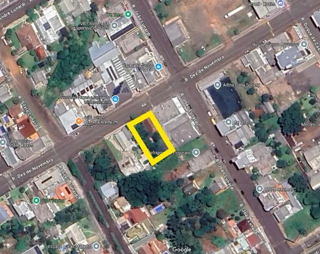 Terreno no Centro de Xaxim-SC de 1.000m2