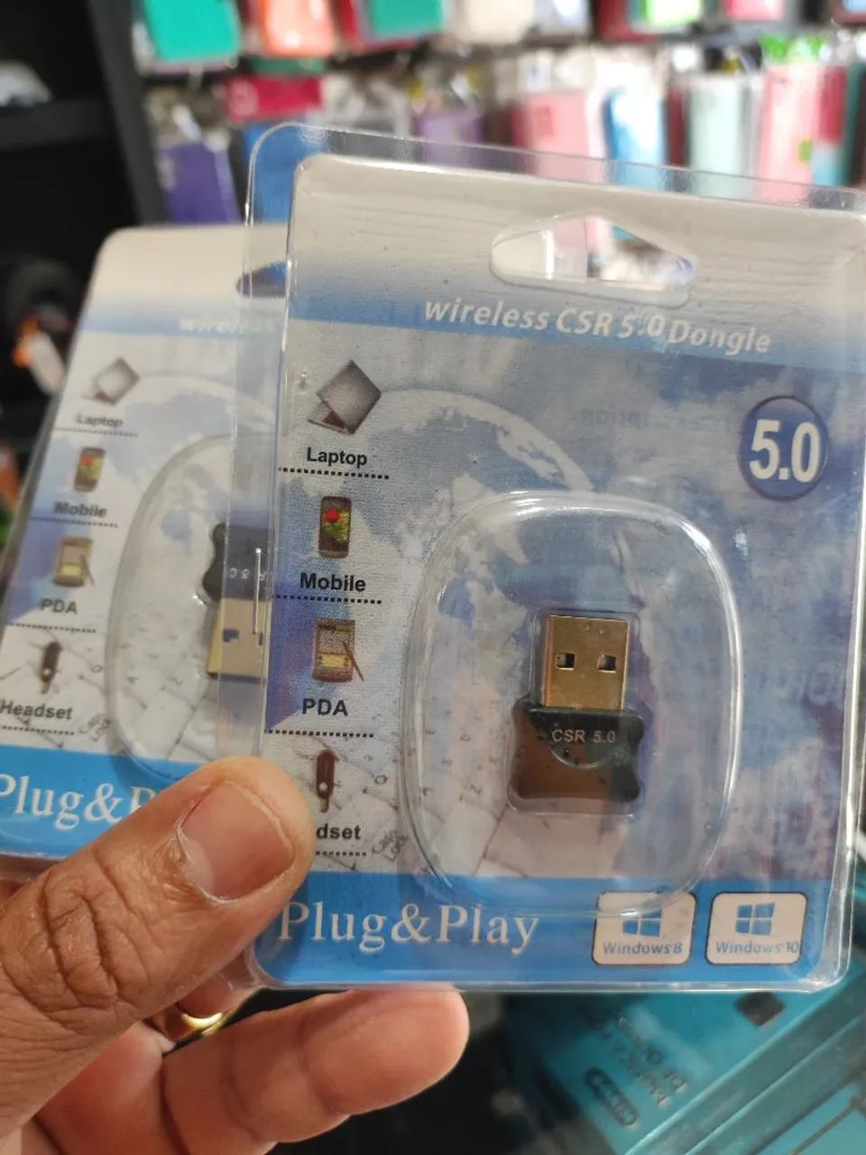 Bluetooth para PC, Dongle Bluetooth CSR 5.0 Plug & Play
