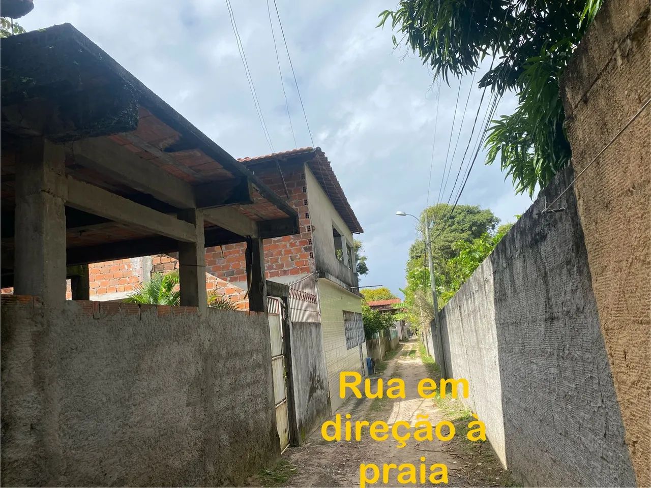 CASA EM CONSTRUÇÃO BEIRA MAR - ILHA DE ITAPARICA!?