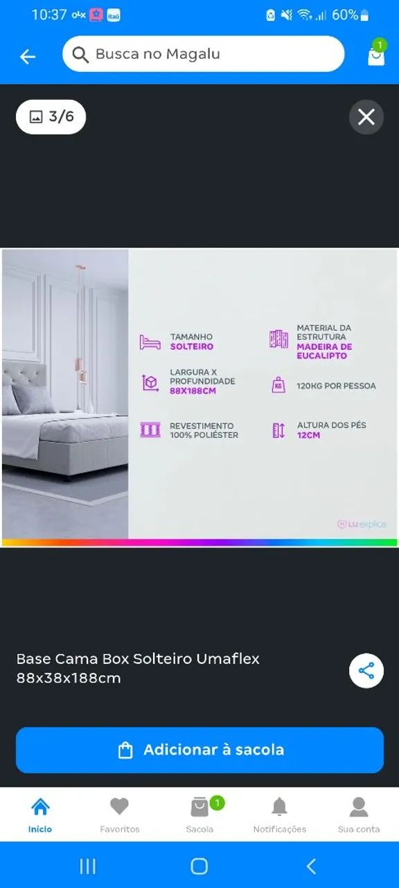 Base para cama box solteiro65171910885122122