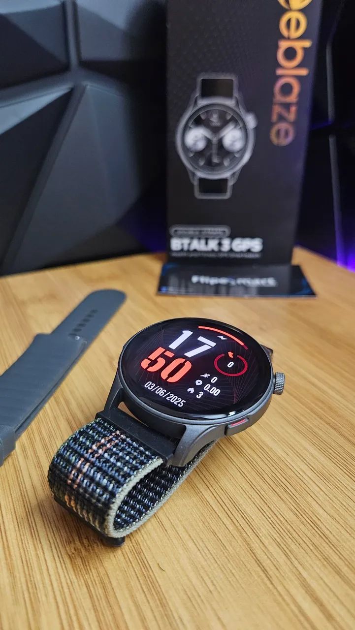 Smartwatch Zeblaze Btalk 3 GPS - Novo, Lacrado! - Foto 3