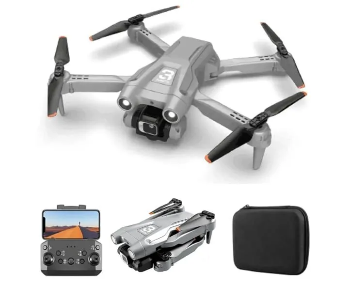 Drone Z908-Pro com câmera 4K HD, Sensor anticolisão - Cor Prateado