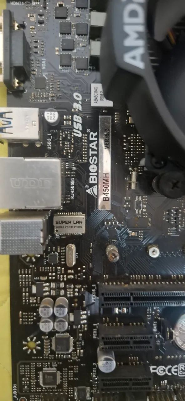 Placa mãe Biostar B450mh - Foto 3
