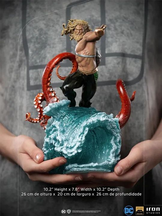 Estátua Aquaman - DC Comics - Art Scale 1/10 - Iron Studios