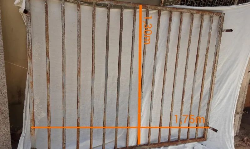 Gradeado de ferro para janela