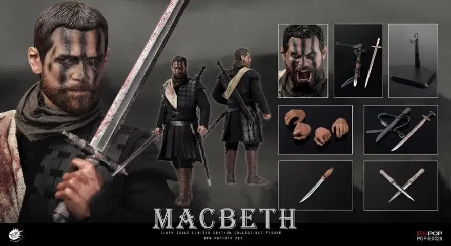 Pop Toys - Macbeth Ex028 1/6 (hot Toys) - Foto 2