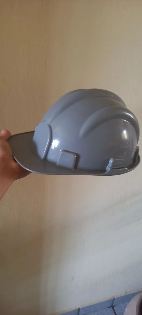 Capacete de Segurança Cinza - Foto 2
