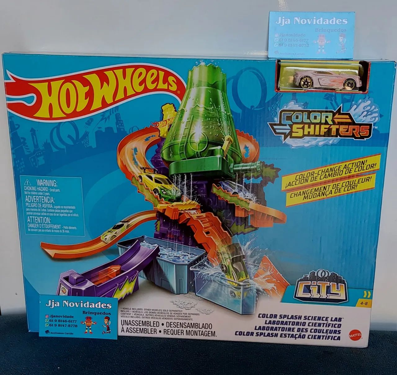 Estação Científica Pista Laboratorio CientÃfico Hot Wheels Wheels
