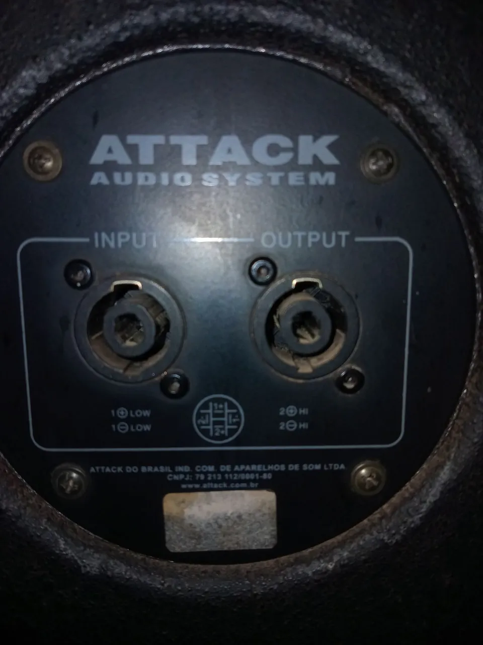 2 Caixa de Som Attack Audio Passiva aceitamos trocas em aparelhos de som