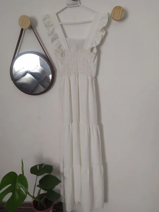 Vestido branco, ideal pra pre wedding - Foto 4