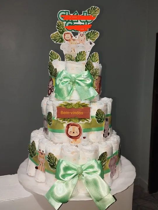 Bolo de fraldas 
