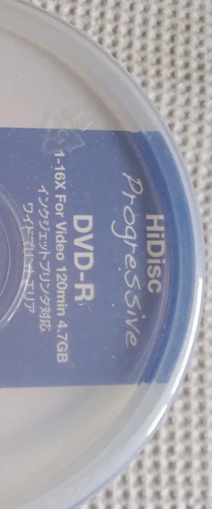 15 unidades de DVD-R HiDisc 120min 4.7GB virgem