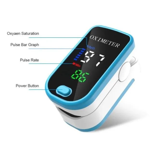 Oximetro de Pulso de Dedo Digital Medidor Saturação Marca Oximeter Modelo MD1791 - Foto 2