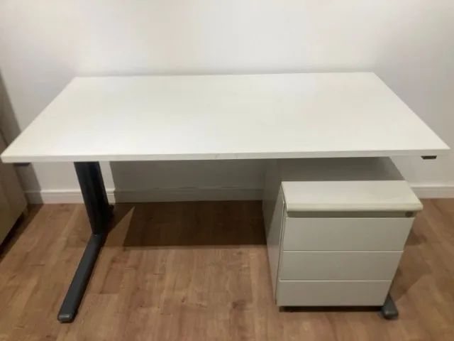 Mesa Escritório + Cômoda Gaveteiro Usados para Trabalho Home Office - Foto 6