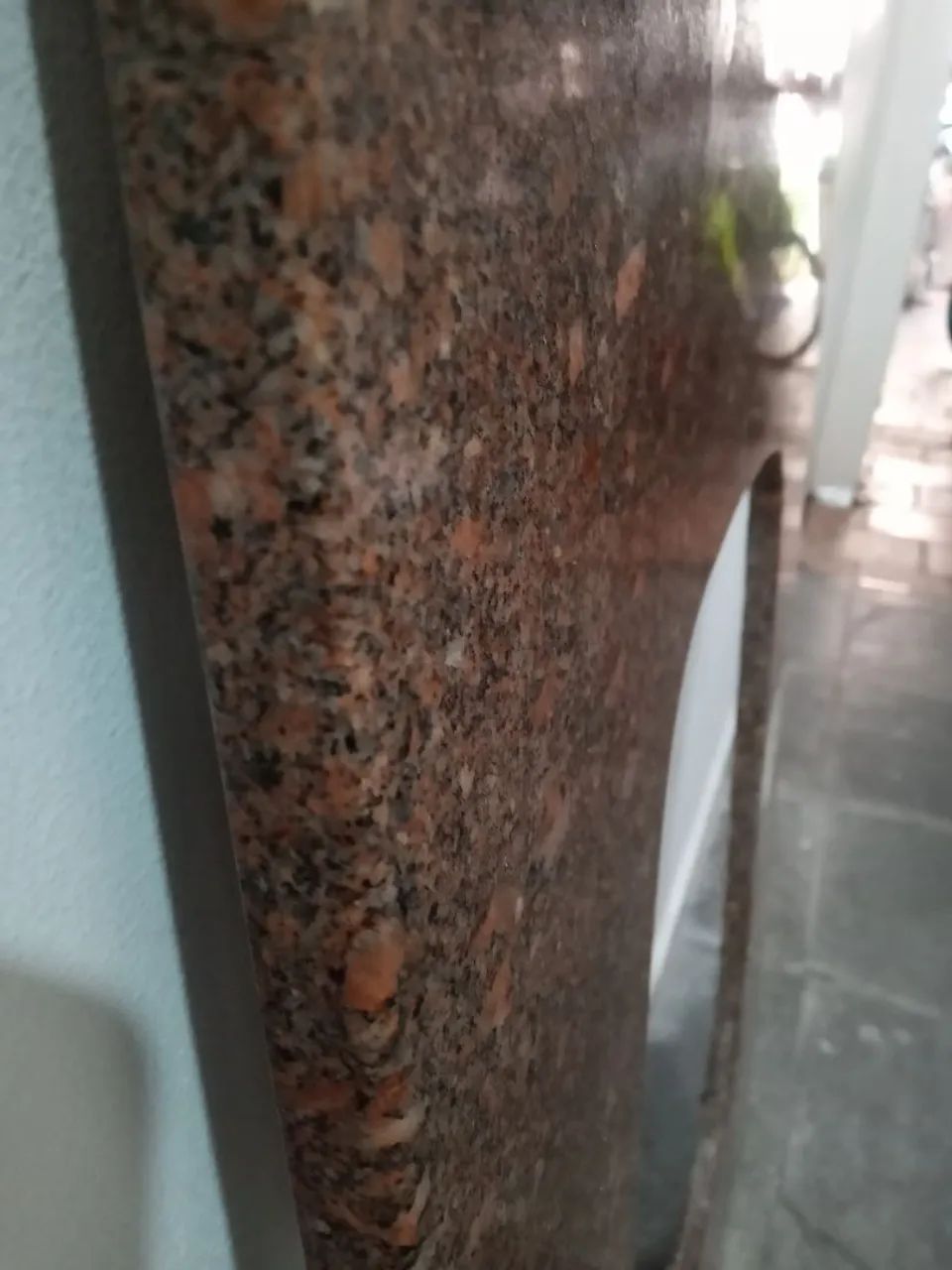 Pia de granito de banheiro usada sem a cuba 1,03 x 59 x 1,7 cm - Foto 2