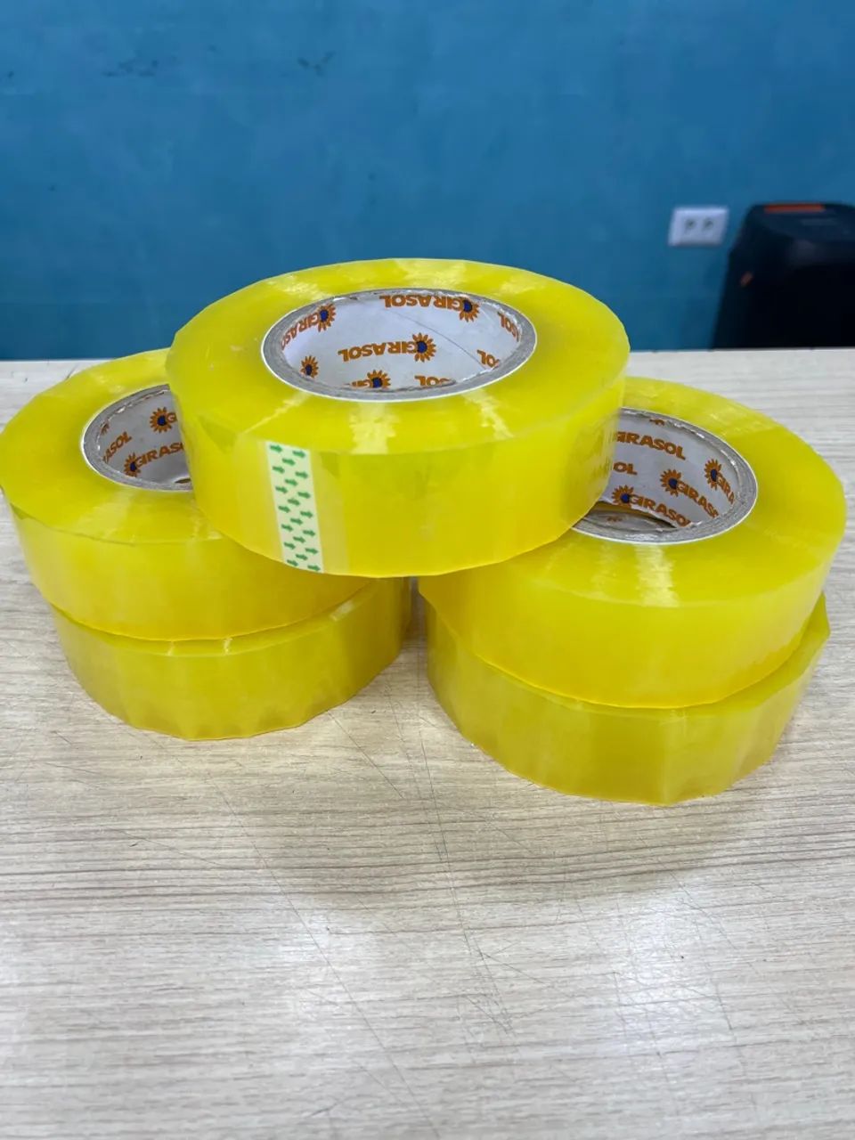 Fita adesiva transparente para embalagem - alto rendimento 