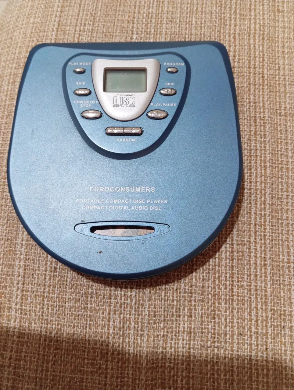 Toca-discos Portátil Euroconsumers - CD Player