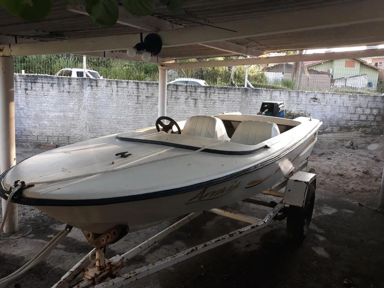 Vendo lancha com motor  - Foto 6