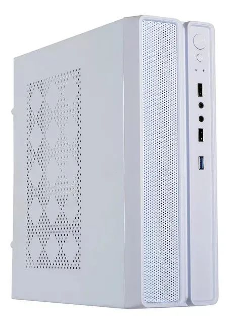 Gabinete Slim com Fonte 200W Branco Bluecase - USB 3.0 / Vertical / Horizontal