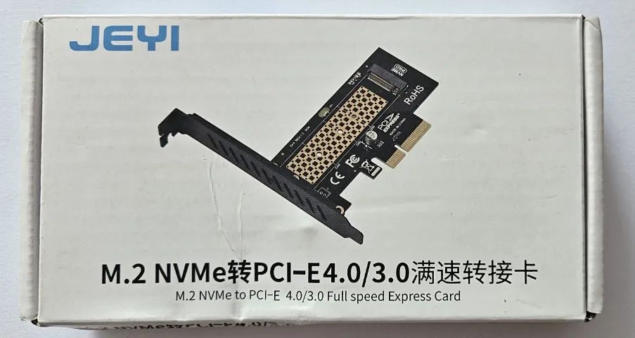Placa PCIex x4 para SSD M2 NVME - Foto 4