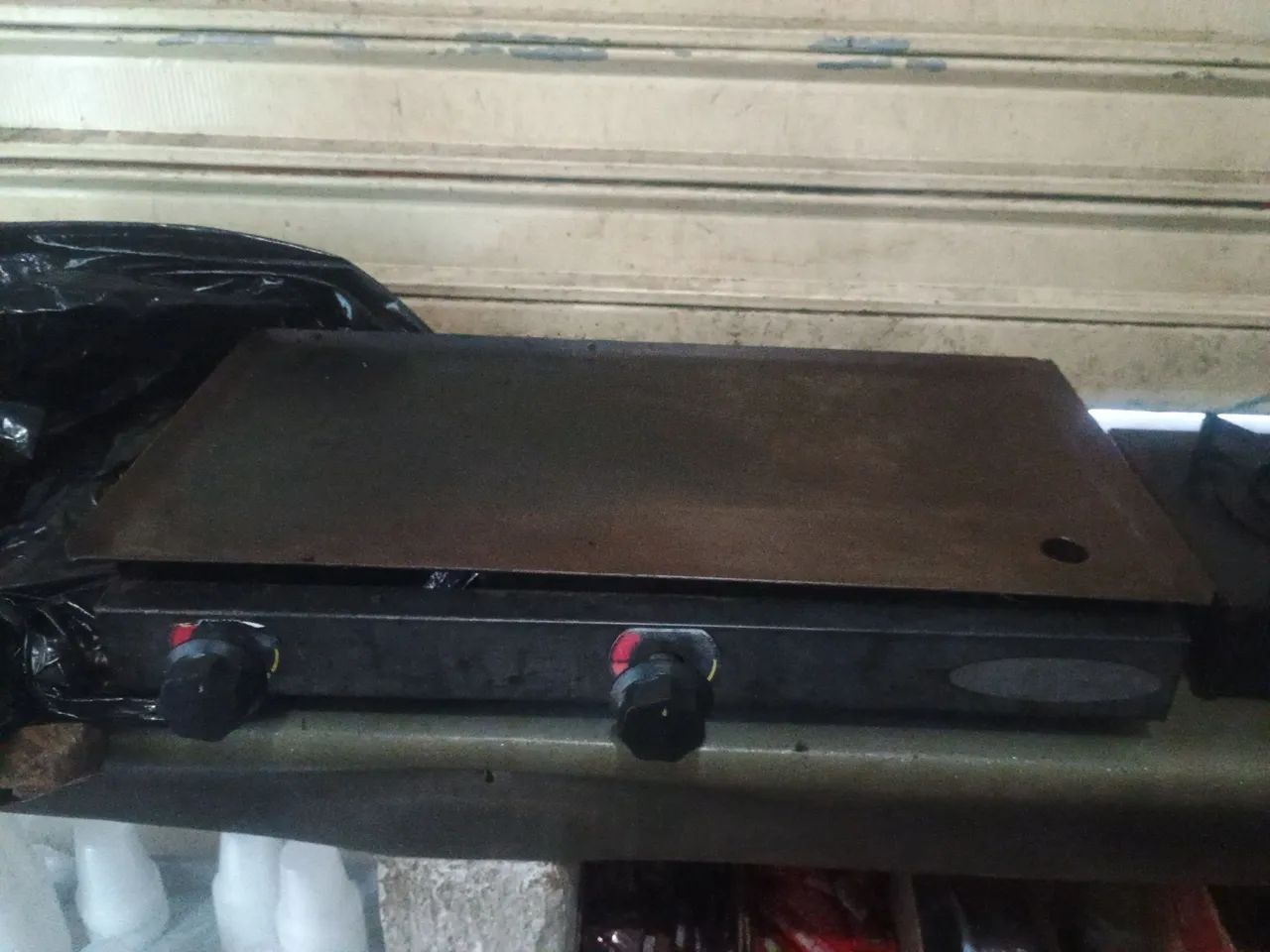 Chapa hambúrguer e fogão duas bocas  - Foto 3