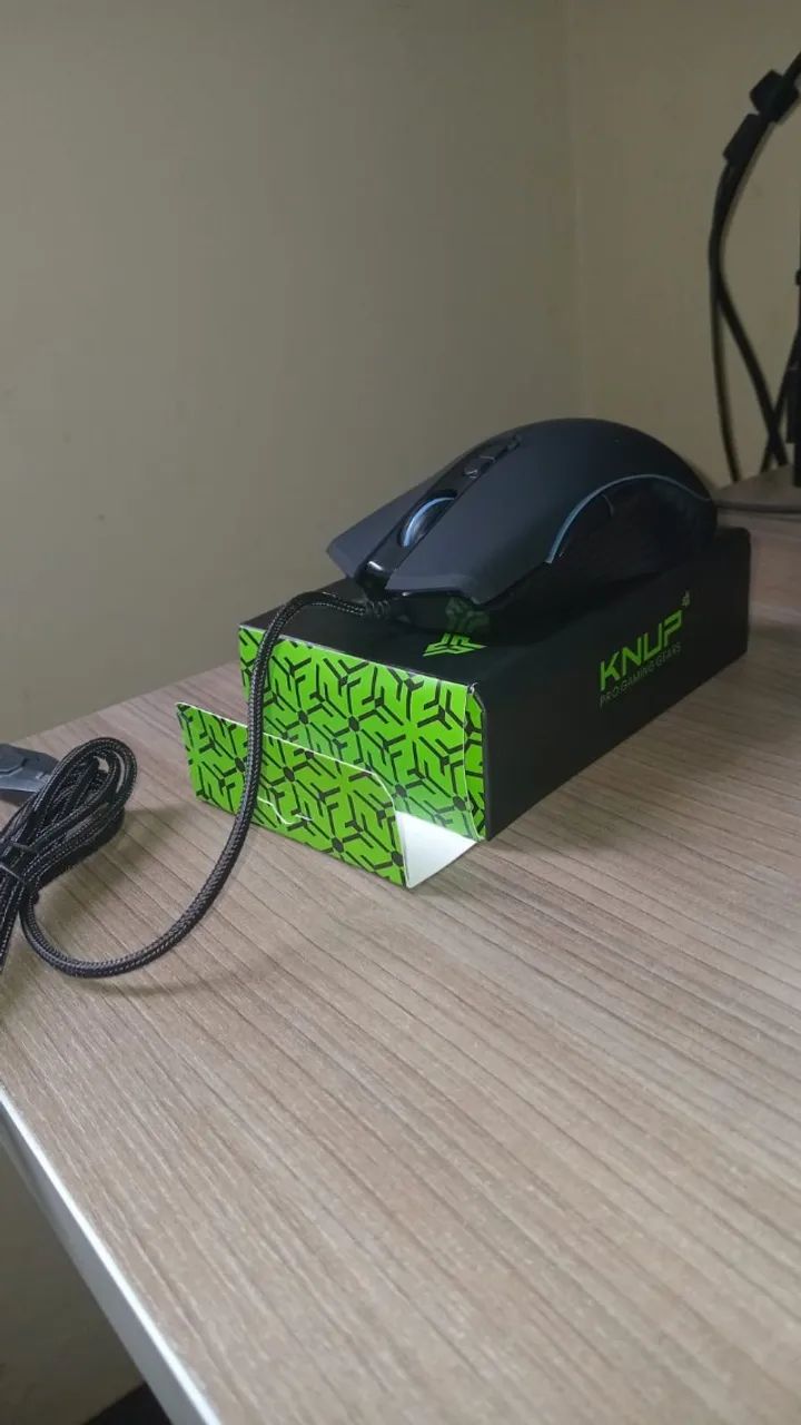 Mouse Gamer com iluminação RGB 4800 DPI - Foto 3