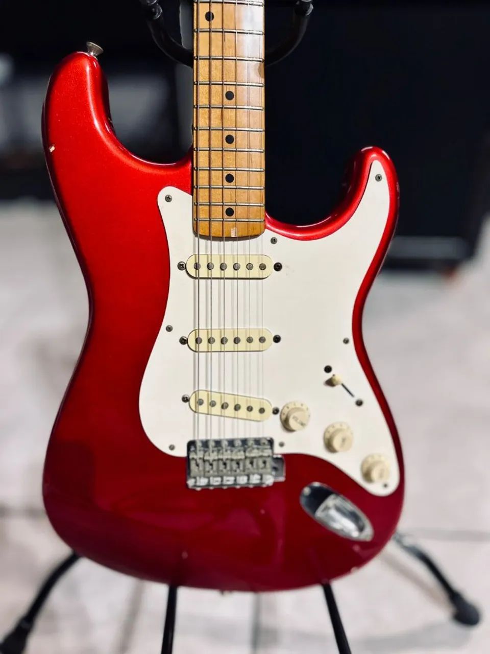 Guitarra Fender Red Strat Japonesa - Instrumentos musicais