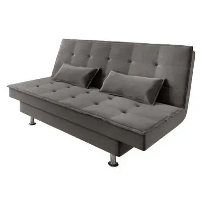 Sofá Cama No Cinza