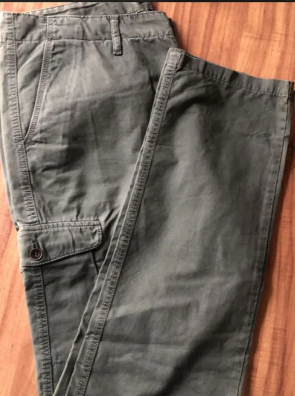 Calças Cargo Masculina Verde