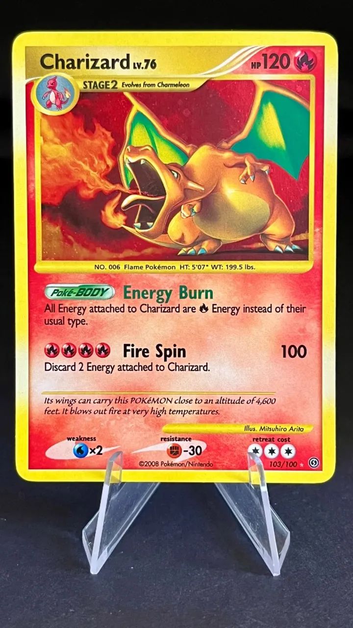 Charizard Sp Carta de Pokémon Charizard 103/100 - EX Crystal Guardians (SP ...