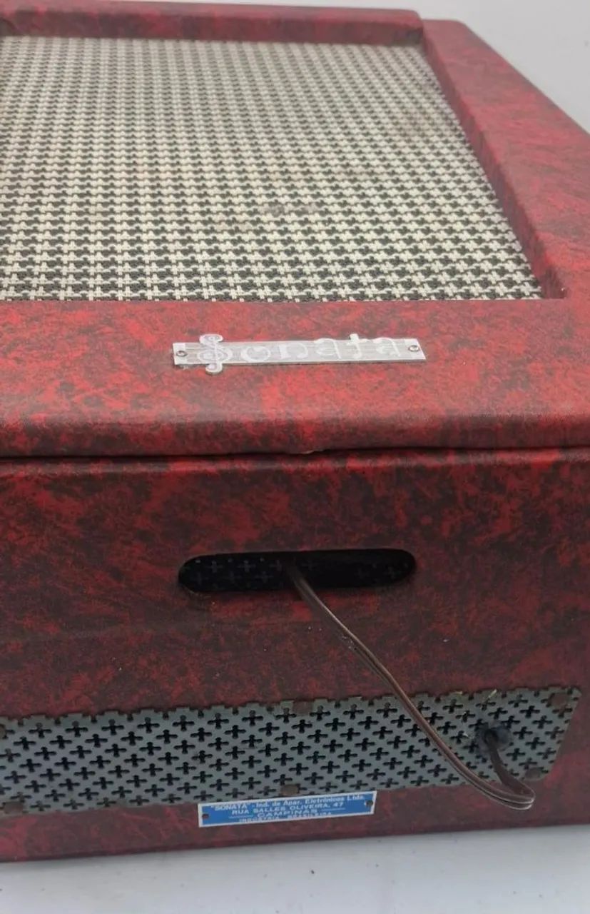 Vitrola Vintage Sonata com Caixa de Som - Foto 6