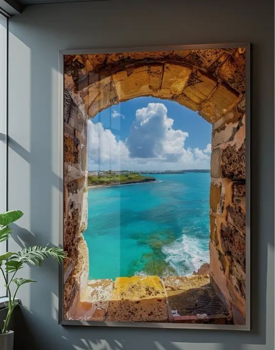 Quadro Decorativo Paisagem Marítima - Foto 6