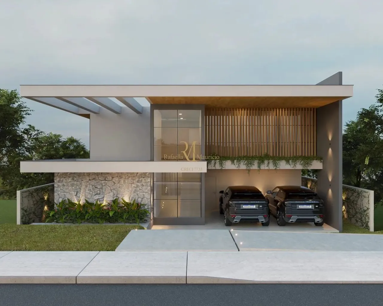 Espetacular casa com 502m2 de área construída e 4 suítes no Green Park