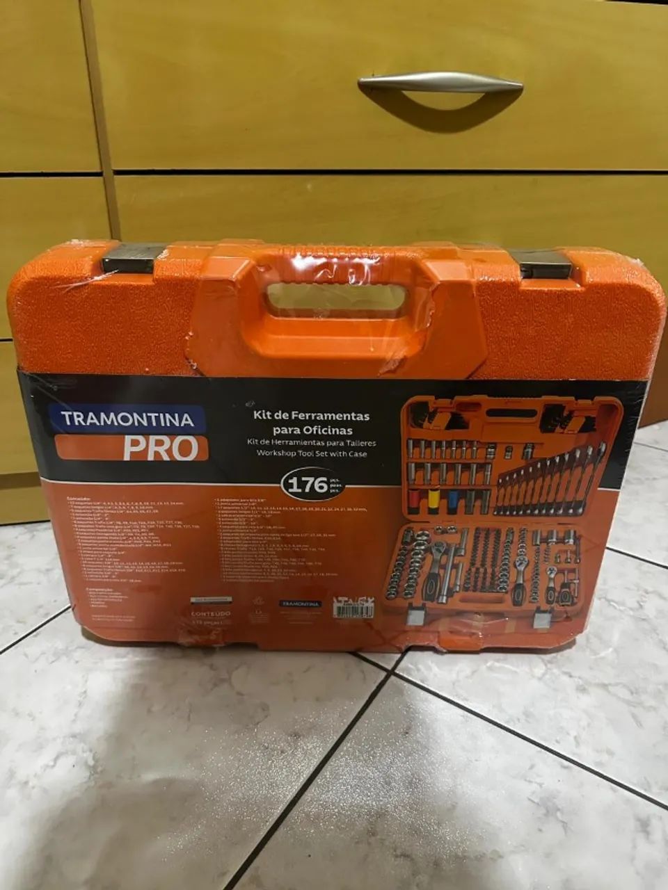 Kit de Ferramentas para Oficinas 176 Peças com Maleta TRAMONTINA PRO-44952176 - Foto 3
