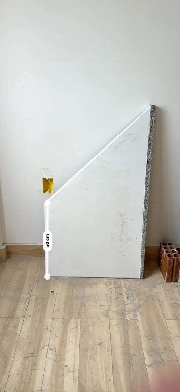 Conjunto de Tampos de Granito Recortado Espessura Dupla + Pé em Aço Inox - Foto 5