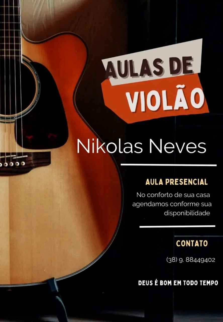 Aulas de Violão LEIA A DESCRIÇÃO