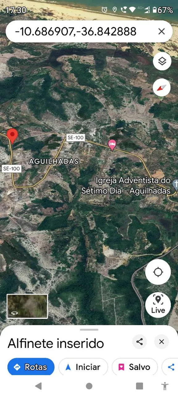 Terreno em Aguilhadas Pirambu-Se
