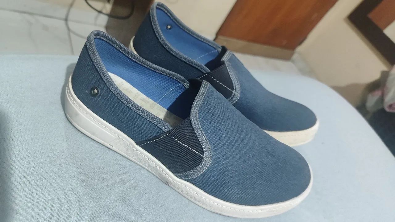 Tênis/sapato Slip on infantil número 34 Calçados Vila Aimoré